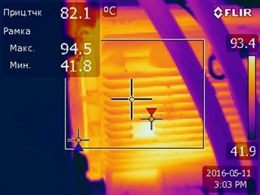 инфракрасная диагностика электрооборудования - после